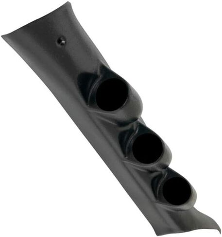 GlowShift Black Triple Pillar Gauge Pod Compatible with Chevrolet Chevy Silverado 2500HD 3500HD Duramax 2014-2019 - Complete Replacement - ABS Plastic - Mounts (3) 2-1/16" (52mm) Gauges in Saudi Arabia