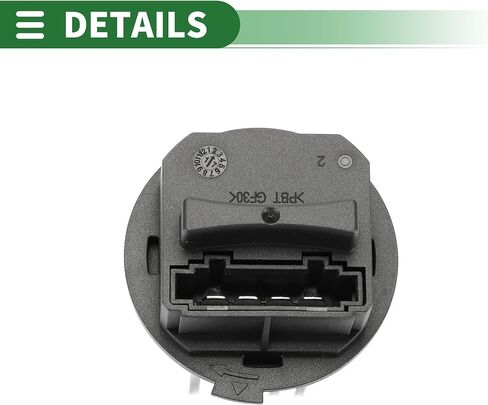 Motoforti HVAC Blower Motor Resistor, Heater Blower Resistor, for Land Rover LR2 L4 2.0L 2013-2015, Metal Plastic, No.LR002685, Black in Saudi Arabia