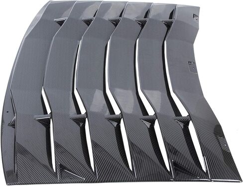 HECASA نافذة خلفية كوة متوافقة مع 2011-2023 دودج تشارجر SXT/GT/RT/RT Scat Pack/Scat Pack Widebody/SRT Hellcat Widebody Sun Shade غطاء الزجاج الأمامي ABS البلاستيك ألياف الكربون in Saudi Arabia