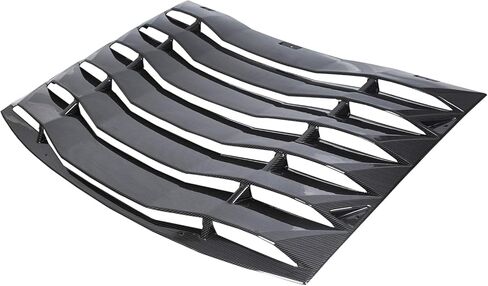 HECASA نافذة خلفية كوة متوافقة مع 2011-2023 دودج تشارجر SXT/GT/RT/RT Scat Pack/Scat Pack Widebody/SRT Hellcat Widebody Sun Shade غطاء الزجاج الأمامي ABS البلاستيك ألياف الكربون in Saudi Arabia