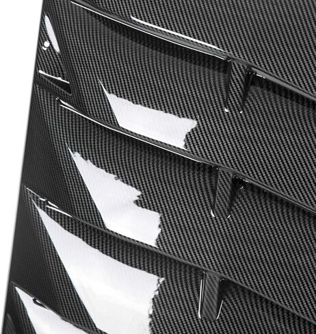 HECASA نافذة خلفية كوة متوافقة مع 2011-2023 دودج تشارجر SXT/GT/RT/RT Scat Pack/Scat Pack Widebody/SRT Hellcat Widebody Sun Shade غطاء الزجاج الأمامي ABS البلاستيك ألياف الكربون in Saudi Arabia