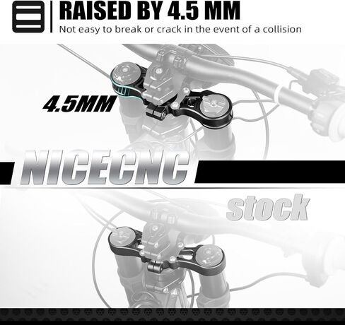 NICECNC نظام تعليق الشوكة الأمامية والوصلة العلوية ذات المشبك الثلاثي العلوي متوافقة مع Surron Light bee S/X، أزرق، انظر الملاءمة in Kuwait