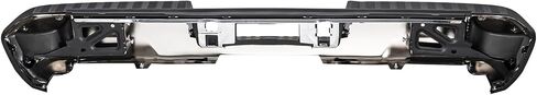 Rear Bumper Assembly Compatible with 2014-2018 Chevy Silverado GMC Sierra 1500 W/SENSOR Hole Carbon Steel,Polished Chrome in Saudi Arabia