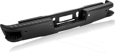 Rear Bumper Assembly Compatible with 2014-2018 Chevy Silverado GMC Sierra 1500 W/SENSOR Hole Carbon Steel,Polished Chrome in Saudi Arabia