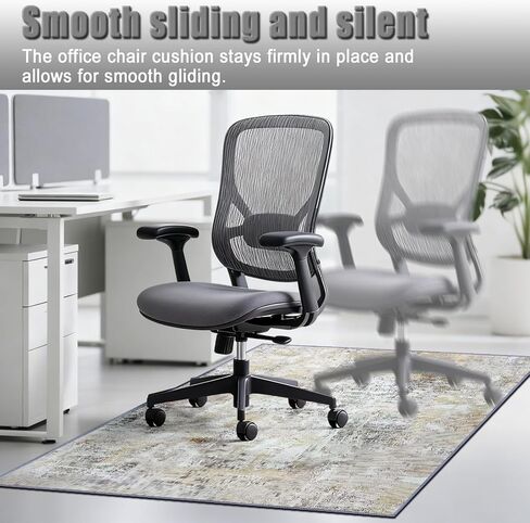 Office Chair Mat for Hardwood Floor, 35"x47"x1/10 Desk Chair Mat, Machine Wash Large Floor Protector Rug, Anti Slip Office Rugs for Rolling Chairs (Pink) in Kuwait
