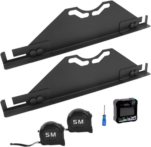 RULLINE 2PS Toe Alignment Tool with Digital Angle Finder, Wheel Alignment Plates Automotive Kit for Car and Truck, Accurate and Fast Toe Measurement in Saudi Arabia