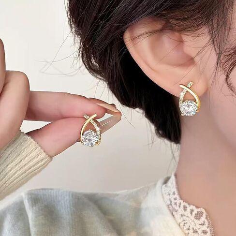Premium 18K Gold Plated Caged Pearl Stud Earrings | Timeless Elegance Meets Retro Chic | Fashion-Forward Choice for Galas and Glamorous Parties with Box in Saudi Arabia