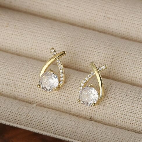 Premium 18K Gold Plated Caged Pearl Stud Earrings | Timeless Elegance Meets Retro Chic | Fashion-Forward Choice for Galas and Glamorous Parties with Box in Saudi Arabia