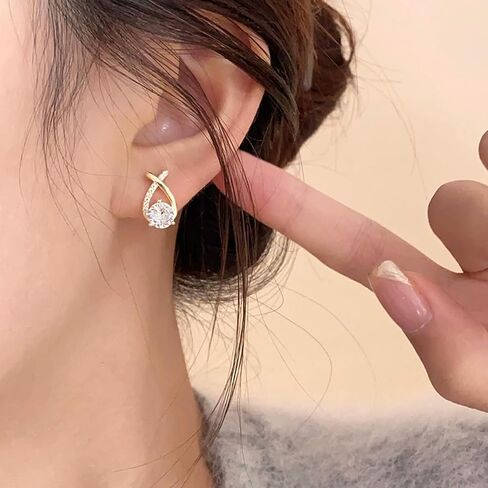 Premium 18K Gold Plated Caged Pearl Stud Earrings | Timeless Elegance Meets Retro Chic | Fashion-Forward Choice for Galas and Glamorous Parties with Box in Saudi Arabia