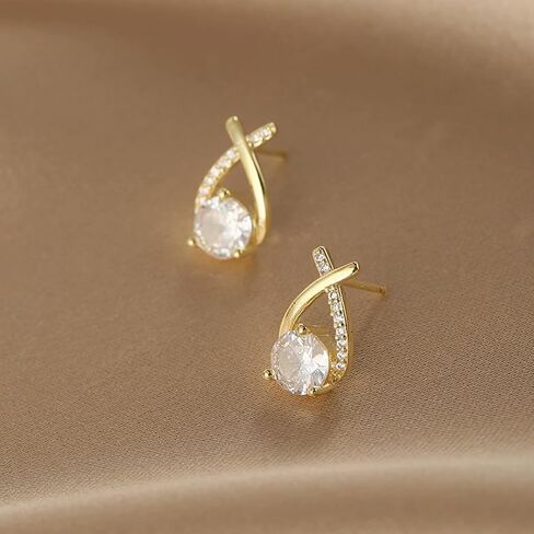 Premium 18K Gold Plated Caged Pearl Stud Earrings | Timeless Elegance Meets Retro Chic | Fashion-Forward Choice for Galas and Glamorous Parties with Box in Saudi Arabia