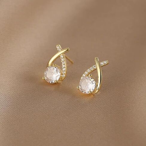 Premium 18K Gold Plated Caged Pearl Stud Earrings | Timeless Elegance Meets Retro Chic | Fashion-Forward Choice for Galas and Glamorous Parties with Box in Saudi Arabia