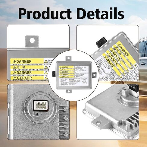 مجموعة من 2 مصباح أمامي HID مع مشعل ومصباح D2S مناسب لـ Acura TL TSX ILX ZDX RDX لهوندا أوديسي لمازدا 3 5 CX-9 وحدة التحكم في صابورة زينون استبدال W3T19371 X6T02971 W3T10471 in Kuwait