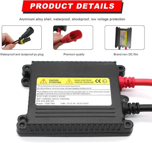 2PCS DC 12V 55W زينون HID الصابورة، سامسونج HID وحدة التحكم الصابورة مثبت المصابيح الأمامية للسيارات، سوبر تصميم نحيف استبدال مصباح زينون طقم الصابورة، اكسسوارات السيارات in Kuwait