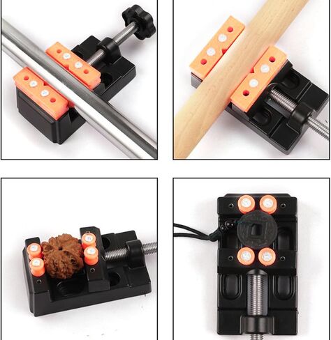 Mi-ni Bench Vice Clamp Mi-ni Flat Clamp Opening Parallel Table Vise for Watch Repairing Sculpture Craft Jewelry(Black) in Saudi Arabia