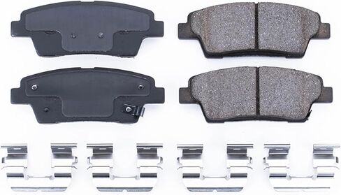 Power Stop Front Brake Kit For Genesis G80 2017-20 |Hyundai Genesis 2010-16 |Kia K900 2017 - Ceramic Brake Pads With Installation Hardware, 17-1551 in Saudi Arabia
