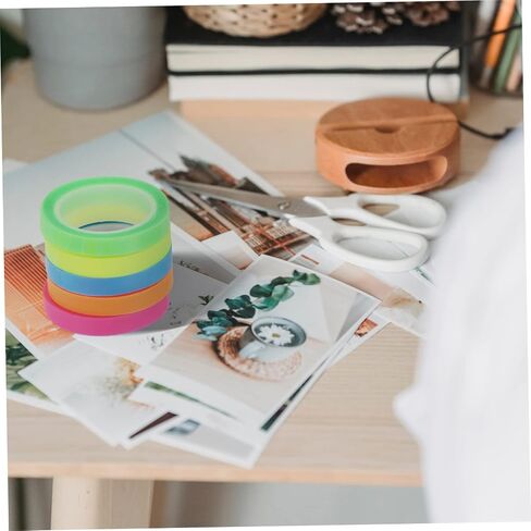 NUOBESTY 10-Piece Waterproof Highlight Tape Set Colorful Removable Page Markers for Books Office Supplies and School Use in Saudi Arabia