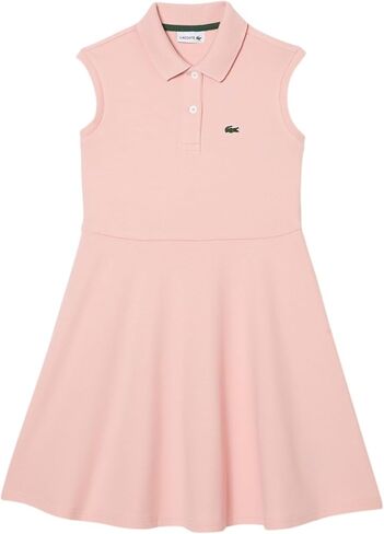 Lacoste Girl's Sleeveless Polo Dress with Skirt Pleating in Saudi Arabia