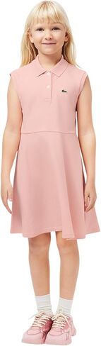 Lacoste Girl's Sleeveless Polo Dress with Skirt Pleating in Saudi Arabia