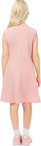 Lacoste Girl's Sleeveless Polo Dress with Skirt Pleating in Saudi Arabia