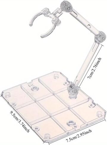 2 Sets Action Base Clear Display Stand For 1/144 HG/RG Gundam Figure Model Toy in Saudi Arabia