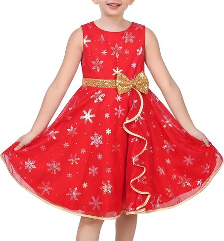 Sunny Fashion 3 Layers Girls Dress Sunflower Wave Pageant Bridesmaid Kids in Kuwait