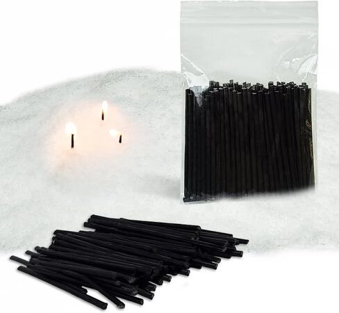 200-Pack Pearled Candle Cotton Wicks for Sand Candles Making - 2 Inch MANNYCOM Metal-Free and Lead-Free Refill Sand Wax Wick for Making DIY (White) in Saudi Arabia