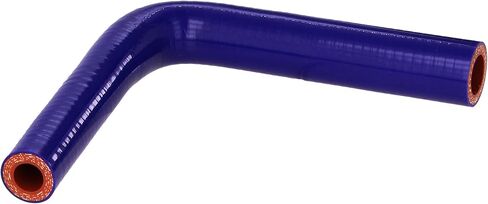 HPS HTSER90-050-075-BLK سيليكون درجة حرارة عالية 4 طبقات معززة 90 درجة خرطوم توصيل مخفض الكوع، الحد الأقصى للضغط 100 رطل لكل بوصة مربعة، طول الساق 4 بوصات على كل جانب، معرف 1/2 بوصة > 3/4 بوصة، أسود in Kuwait