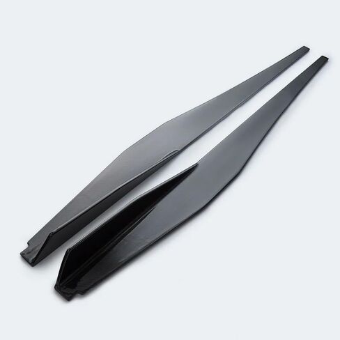 Side Skirt Fit for Corvette C8 2020-2024, Rocker Panel Body Kit Extension Exterior Accessories (Gloss Black) in Saudi Arabia