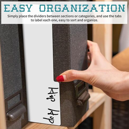 NUOBESTY 10pcs Vinyl Record Dividers Tabs Material Album Organizers Easy Access Separators for Vinyl Records Comic Books and Documents in Saudi Arabia