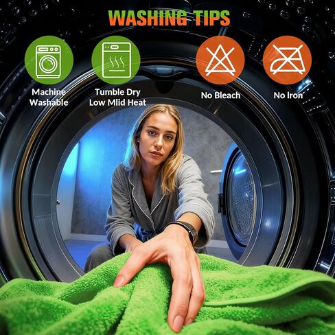 48"x24" XXL Car Drying Towel, 1300GSM Dual-Sided Microfiber Car Drying Cloth, Super Absorbent & Scratch-Free Lint-Free Wash Towel for Car, SUV, Truck & RV Cleaning (Machine Washable) in Saudi Arabia