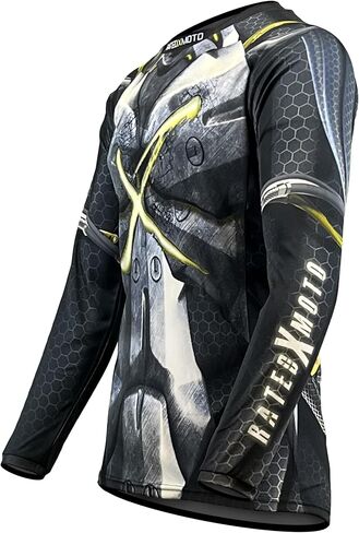 Machine X Men's Jersey Motocross Grey/Yellow MX, ATV, Dirt Bike Pro X Series in Saudi Arabia