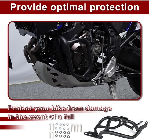 Xitomer Down Engine Guard مناسب لـ 2025 Tenere 700 دراجة نارية تحطم القضبان متوافق مع Tenere 700 2019-2025 Down Crashbars Tank Guard in Kuwait
