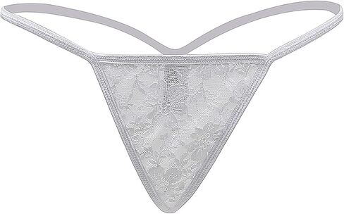 ملابس داخلية مثيرة من ohmydear G String للنساء ملابس داخلية منخفضة الارتفاع من الدانتيل للسيدات بدون عرض سراويل تانجا من الخلف على شكل حرف T in Saudi Arabia