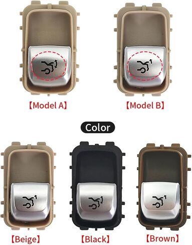 Fit for Benz W205 W213 W222 W253 Car Trunk Unlock Release Button Cover C E S GLC Class Car Accessories 2229051604(A) in Saudi Arabia