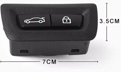 A86E-غطاء صندوق السيارة قفل الطاقة فتح مفتاح التحكم 61319275121 61319162645 صالح لسيارات BMW X5 F15 2014-2018 in Saudi Arabia