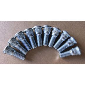 10PCS Bolts 610-103 Rear 1/2-20 Serrated Wheel Stud 0.673 in. Knurl, 1.6 in. Length Replacement for 1965-1989 Chrysler, 62-97 Dodge, 74-86 Jeep, 62-89 Plymouth in Kuwait