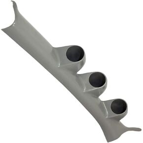 جراب قياس عمود ثلاثي رمادي GlowShift متوافق مع Mazda 3 2004-2009 - لون المصنع مطابق - بلاستيك ABS - مثبت (3) 2-1/16 بوصة (52 مم) مقاييس على عمود A للمركبة in Kuwait