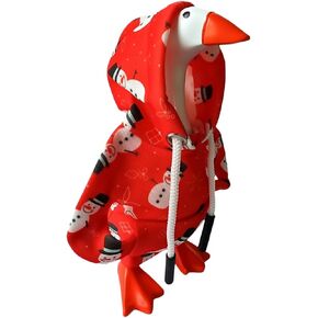 Desk Goose Outfits 7 Inch Mini Porch Goose Hoodies for Christmas Tabletop Goose Santa Claus Costume Magnetic Goose Statue Key Holder Clothes for Table Decor (‌Royal Blue) in Saudi Arabia