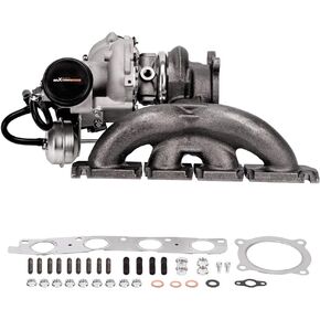 مجموعة الشاحن التوربيني maxpeedingrods K03 لـ 2009-2017 Audi A4 A5 A6 Quattro allroad Q5 L4 2.0L مع محرك CDNB CDNC CAEA CAEB CFKA، لمقعد Volkswagen Passat Exeo، 06H145702L، سلسلة PVL الأساسية in Kuwait