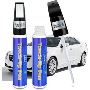 Black Touch Up Paint for Cars, Car Paint Touch Up Pen with Varnish Clear Coat Pen 2pcs, Car Scratch Repair Pen, Lasting Auto Scratch Remover, Quick and Easy Fix Vehicles Chip Rim Scuff Repair in Saudi Arabia