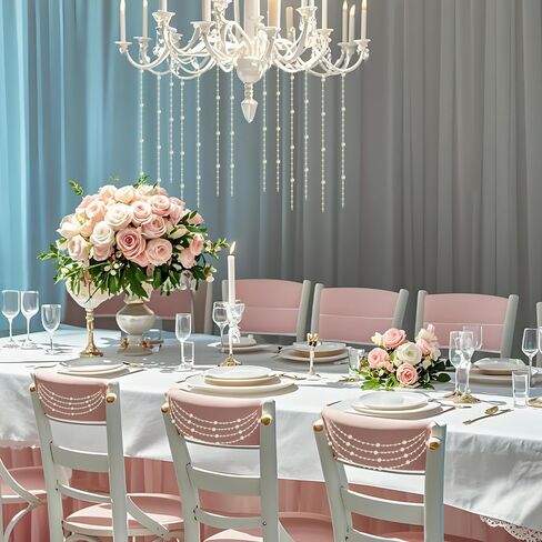 لؤلؤة حبة جارلاند لؤلؤة جارلاند لشجرة عيد الميلاد 98 قدمًا من اللؤلؤ الاصطناعي سلسلة من حبات اللؤلؤ سلسلة خرزة لفة من أجل باقة الحرف اليدوية المنزلية وحفلات الزفاف وحفلات عيد الميلاد (أحمر) in Kuwait