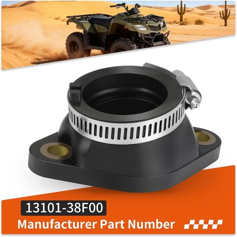 Carburetor Intake Manifold Boot Adapter for Suzuki Eiger KingQuad 400 2x4/4x4 LT-F400 LT-A400 2002-2010 13101-38F00 in Saudi Arabia