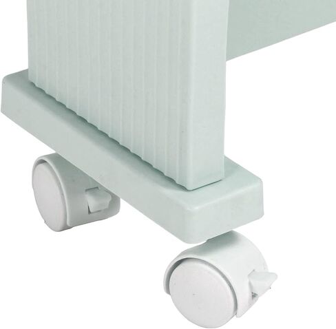 Mobile Bookshelf Cart, Layers Movable Book Storage Shelf Wheels Tilted Thickened Plastic 360° Rotation, Large Capacity Rolling Bookshelf for Indoor Classroom Bedroom (Blue) in Saudi Arabia