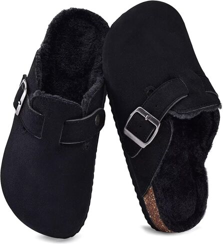 شباشب للأطفال الصغار من Torotto Kid Boston Clogs وسادة قدم من الفلين مع دعم قوس وفيلكرو قابل للتعديل ونعل مموج للاستخدام الداخلي والخارجي in Kuwait