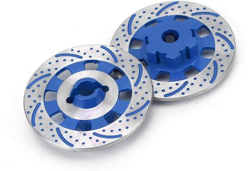 Wheel Brake Disc Parts Fit for Unlimited Desert Racer UDR 1/7 RC Car, RC Brake Disc Accessory, High Performance Aluminum Alloy Brake Disc with Non - Directional Finish, Per (Dark Blue) in Saudi Arabia