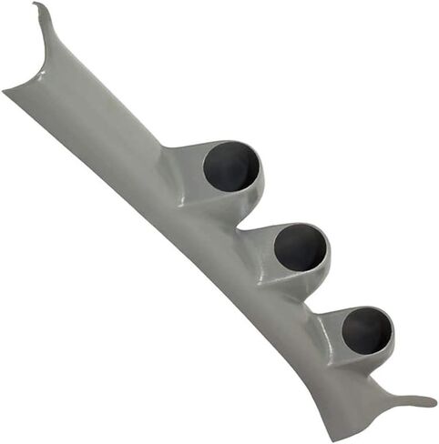 جراب قياس عمود ثلاثي رمادي GlowShift متوافق مع Mazda 3 2004-2009 - لون المصنع مطابق - بلاستيك ABS - مثبت (3) 2-1/16 بوصة (52 مم) مقاييس على عمود A للمركبة in Kuwait