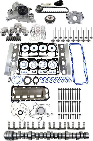 استبدال مجموعة إعادة بناء محرك GELUOXI MDS 5.7 HEMI لـ 2009-2015 كرايسلر جيب جراند شيروكي دودج تشالنجر تشارجر دورانجو 53022372AA 53021726AD 53021726AE in Kuwait