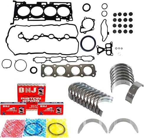 DNJ RRK4297 Re-Ring Kit for 2015-2021 Hyundai Santa Fe, Santa Fe Sport, Sonata 2.4L L4 16V DOHC 2359cc in Kuwait