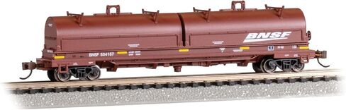 Bachmann Trains - 55' Steel Coil CAR with Coil Load - BNSF #534157 with Rounded Hood - N Scale in Saudi Arabia