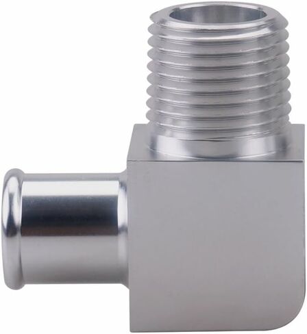 2pc Heater Hose Fitting 3/4" Water Pump 5/8" 90° Intake for Chevy SBC V8 Engines in Saudi Arabia
